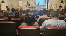 Durante o encontro, também foi realizada a abertura da urna eletrônica e explicação do funcionam...