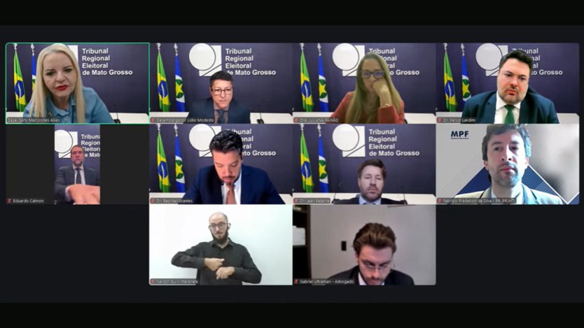 Presidente do TRE-MT apresenta resumo do 2º turno em sessão plenária