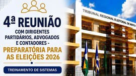 #PraTodosVerem: Card institucional em cores branca, amarela e azul. No lado direito da imagem, h...