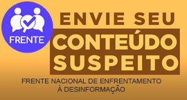 Canal disponibilizado pela Justiça Eleitoral para o envio de denúncias de violações de termos de...