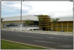 Inauguração da Casa da Democracia - Anexo do Tribunal Regional Eleitoral de Mato Grosso, que abr...