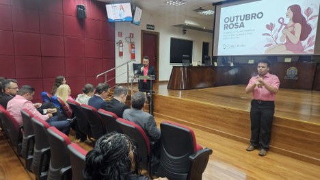 Palestra sobre prevenção da mulher - Outubro Rosa 8