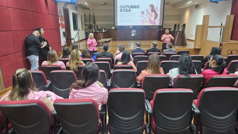 Palestra sobre prevenção da mulher - Outubro Rosa 8