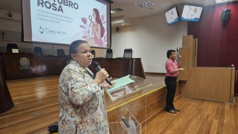 Palestra sobre prevenção da mulher - Outubro Rosa 8