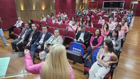 Palestra sobre prevenção da mulher - Outubro Rosa 8