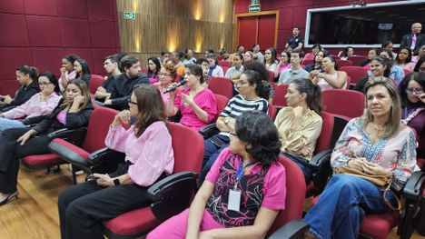 Palestra sobre prevenção da mulher - Outubro Rosa 8