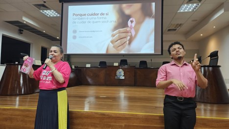 Palestra sobre prevenção da mulher - Outubro Rosa 8