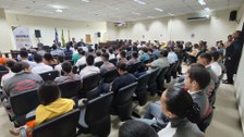 Debate acerca do pleito deste ano foi realizado no Tribunal do Júri e contou com a presença de r...
