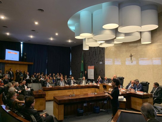 Audiência pública SP - TRE-MT Durante a audiência, foram compostas quatro mesas de trabalho para debater: Direitos políticos e...