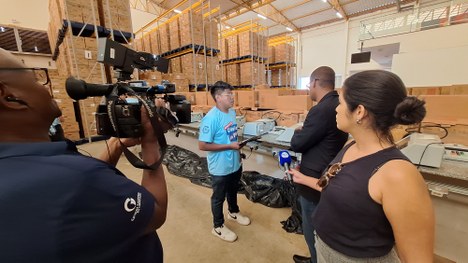 Casa da Democracia recebe 150 alunos do Ensino Médio em visita guiada ao Memorial e ao Depósito ...