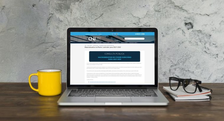 CNJ abre consulta pública sobre os macrodesafios da Estratégia Nacional do Poder Judiciário 2027–2032 CNJ abre consulta pública sobre os macrodesafios da Estratégia Nacional do Poder Judiciário 2027...