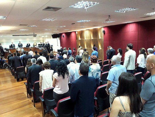 O Tribunal Regional Eleitoral de Mato Grosso (TRE-MT) realizou a comemoração de seus 86 anos de ...