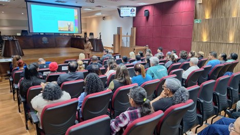 Evento ocorreu nesta terça-feira no Plenário da Corte Eleitoral e mobilizou servidores, estagiár...