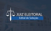 Arte para edital de seleção de juiz eleitoral