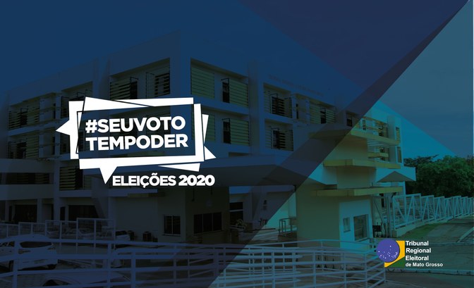 Eleições 2020 TRE-MT Arte geral