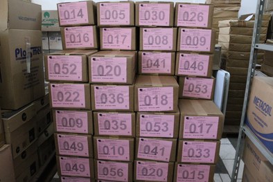 materiais de logistica da eleicao 1