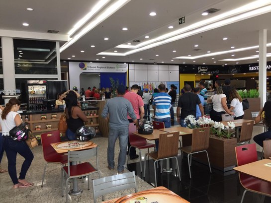 Inauguração posto atendimento Barra do garças Shopping - TRE-MT Os eleitores de Barra do Garças ganharam mais uma opção para fazer o cadastro biométrico nesta q...