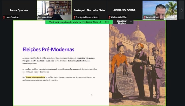 Integrantes da Justiça Eleitoral participam do curso “Inteligência Artificial e Eleições de Risco”