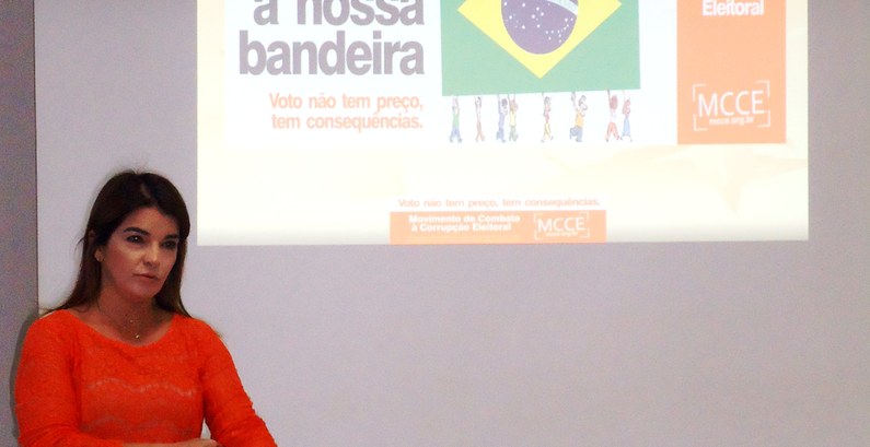 Juíza de Rondonópolis - Jaqueline Cherulli Magistrada Jaqueline Cherulli em lançamento do MCCE em Rondonópolis