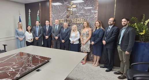 Justiça do Trabalho recebe apoio do TRE-MT para a 7ª Corrida do Trabalho, em Cuiabá