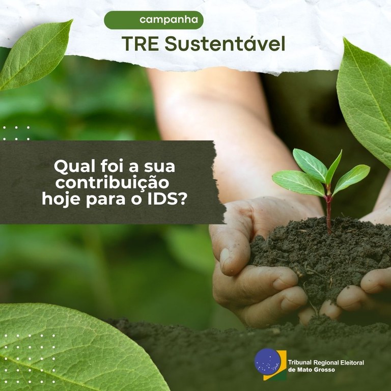 Justiça Eleitoral lança nova campanha “TRE Sustentável”