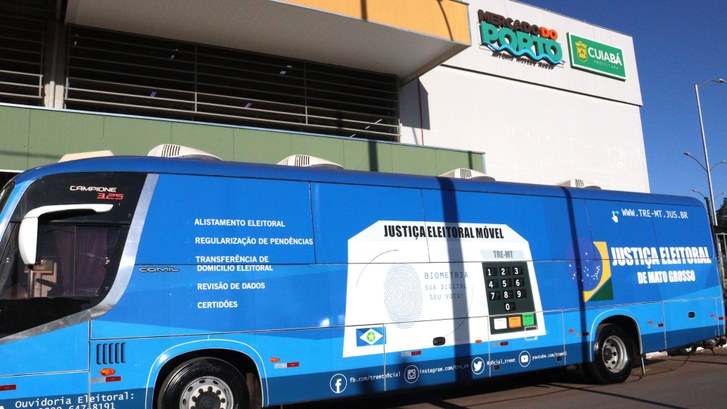 Justiça Eleitoral leva atendimento ao Mercado do Porto, em Cuiabá Justiça Eleitoral leva atendimento ao Mercado do Porto, em Cuiabá