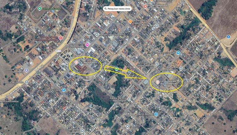 Município de Castanheira recebe novo local de votação Unidade escolar fica localizada na Rua Nossa Senhora Aparecida, nº 701, Bairro Santa Rita