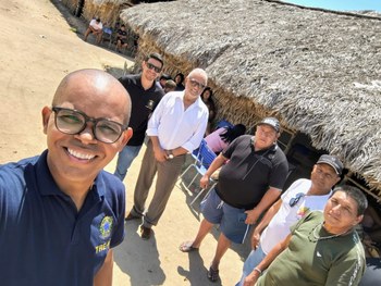 Mutirão eleitoral reverte cobertura biométrica de 17% para 86%  na Aldeia Urubu Branco