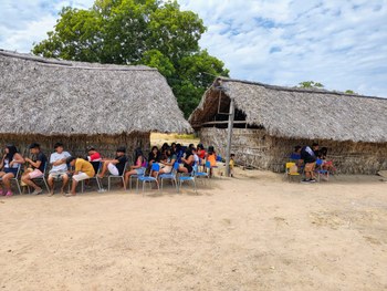 Mutirão eleitoral reverte cobertura biométrica de 17% para 86%  na Aldeia Urubu Branco