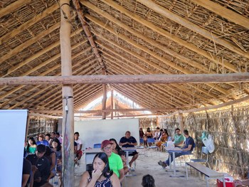 Mutirão eleitoral reverte cobertura biométrica de 17% para 86%  na Aldeia Urubu Branco