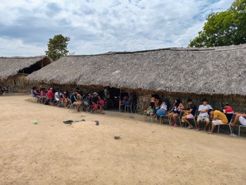 Mutirão eleitoral reverte cobertura biométrica de 17% para 86%  na Aldeia Urubu Branco