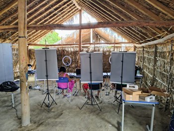 Mutirão eleitoral reverte cobertura biométrica de 17% para 86%  na Aldeia Urubu Branco