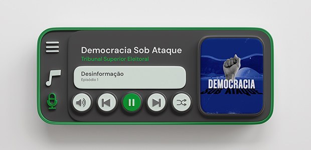 Podcast do TSE "Democracia sob ataque" ganha Prêmio EBC de Combate à Desinformação Com quatro episódios, o programa foi classificado em primeiro lugar na categoria “Plataformas Di...