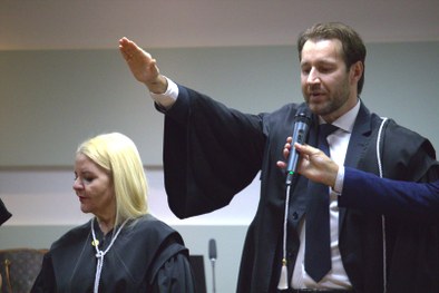Jean Garcia de Freitas Bezerra é empossado como novo juiz-membro do TRE-MT