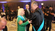 Presidente do TRE-MT recebe Ordem do Mérito Eleitoral em Mato Grosso do Sul