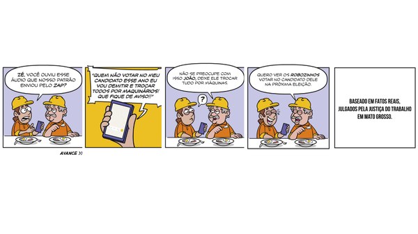 Quadrinhos sobre assédio eleitoral no trabalho são publicados no jornal "A Gazeta" 2