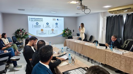 Encontro reuniu representantes da gestão do Tribunal e da Polícia Federal, além de servidores do...