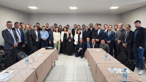 Encontro reuniu representantes da gestão do Tribunal e da Polícia Federal, além de servidores do...
