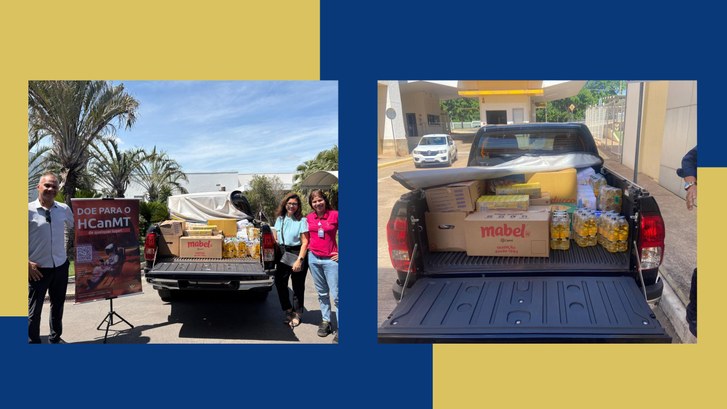 TRE-MT Alimentos arrecadados por servidores do TRE-MT são doados ao Hospital de Câncer