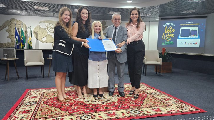 TRE-MT assina Pacto pelo Voto Livre no Trabalho com TRT-MT e outras instituições