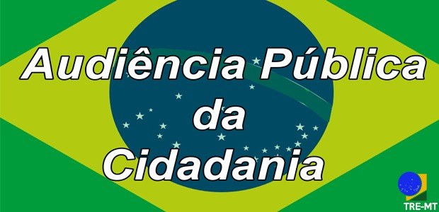 TRE-MT AUDIÊNCIA PÚBLICA BANNER