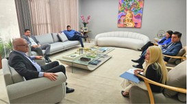 Assuntos foram abordados durante reunião realizada com o governador de Mato Grosso, Otaviano Piv...