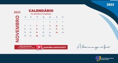 TRE-MT CALENDÁRIO DAS SESSÕES DE NOVEMBRO