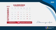 TRE-MT CALENDÁRIO DAS SESSÕES DE SETEMBRO DE 2023