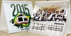 Calendário 2015 do Projeto Voto Consciente.