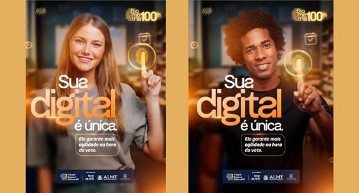 TRE-MT CAMPANHA BIOMETRIA 100% EM MT
