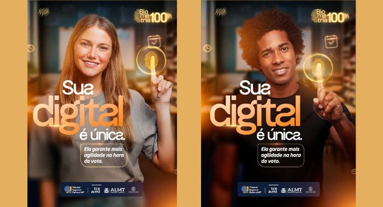 TRE-MT CAMPANHA BIOMETRIA 100% EM MT