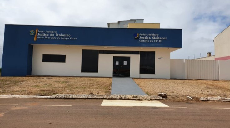 TRE-MT Campo Verde O objetivo é oferecer um melhor ambiente de atendimento a sociedade e reduzir o custeio da máqui...