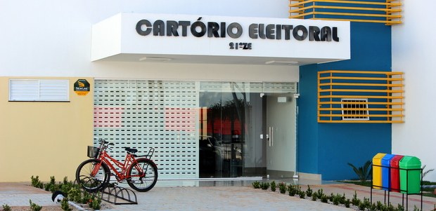 TRE-MT Cartório 21ª ZE Lucas do Rio Verde Nova sede do Cartório da 21ª Zona Eleitoral de Lucas do Rio Verde.