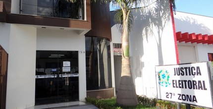 Fachada do cartório eleitoral 27ª em Juara/MT